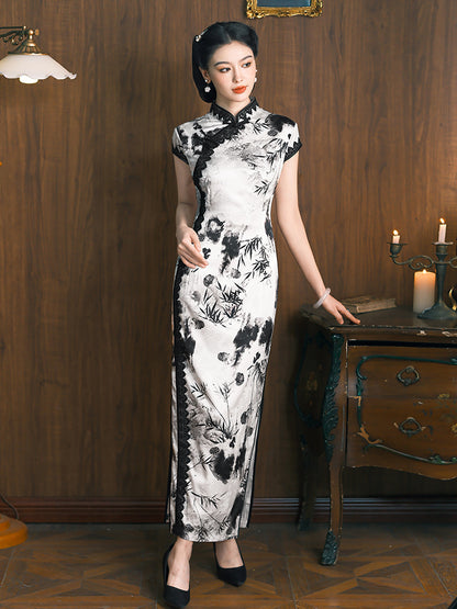 Magnolia Silk Cheongsam – Spring & Summer Style