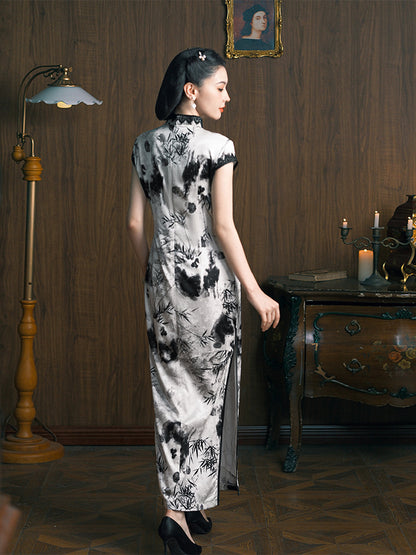 Magnolia Silk Cheongsam – Spring & Summer Style