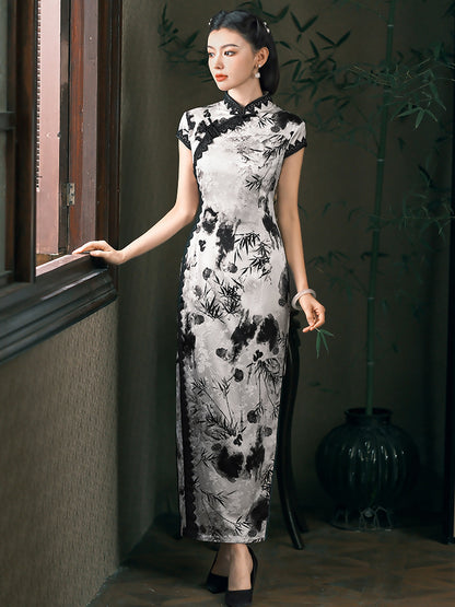 Magnolia Silk Cheongsam – Spring & Summer Style